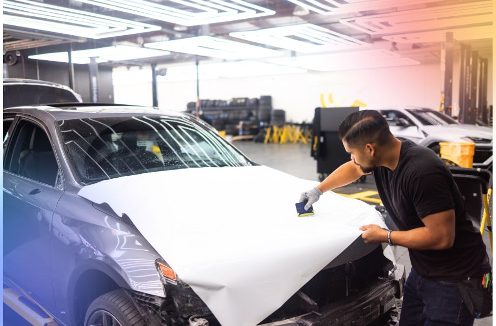 Folierung und Bezahlung